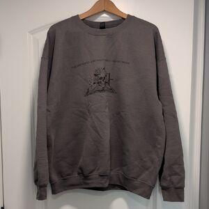 Women's "Tortured and Morally Grey Department" Grey Crewneck Sweatshirt